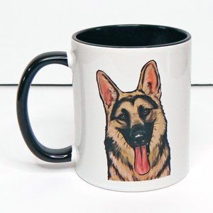 NEW German Shepherd Breed Specific Ceramic Mug / Dog Lover/ Coffee/ Lee Keller